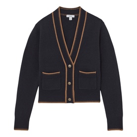 Louisa Knitted Tipped Cardigan