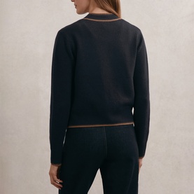 Louisa Knitted Tipped Cardigan