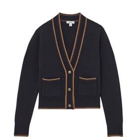 Louisa Knitted Tipped Cardigan