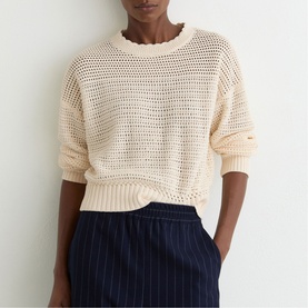 Bonnie Open Stitch Knitted Sweater