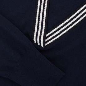 Nova Stripe-Collar Sweater