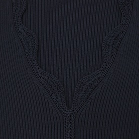 Lara Crochet Trim Top