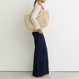 Evelyn Woven Tote Bag