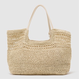 Evelyn Woven Tote Bag