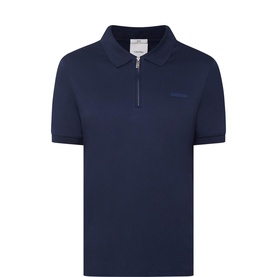 Supima Slim Zip Polo Shirt