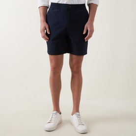 Seersucker Logo Shorts