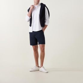 Seersucker Logo Shorts