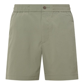 Seersucker Logo Shorts