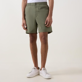 Seersucker Logo Shorts
