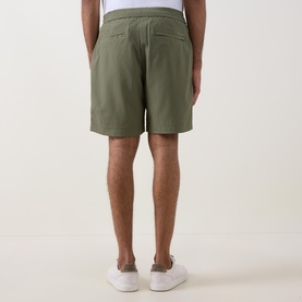 Seersucker Logo Shorts