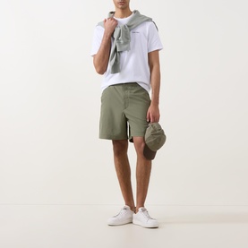 Seersucker Logo Shorts