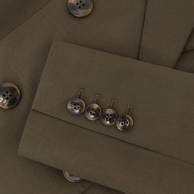 Solene Double-Breasted Suit Blazer