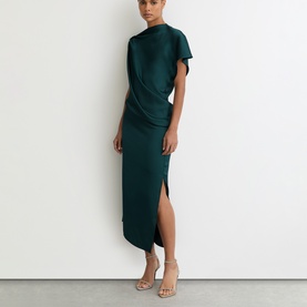 Kenzie Asymmetric Draped Dress