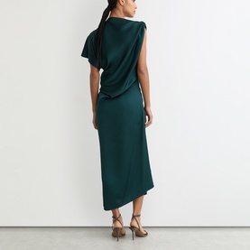 Kenzie Asymmetric Draped Dress