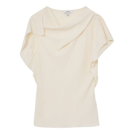 Natalie Asymmetric Draped Top