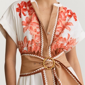 Sawyer Floral Belted Dress