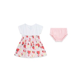 Strawberry Logo Dress & Bloomers Two-Piece Set