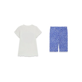 Flower Logo T-Shirt & Bottoms Set