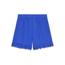 Ruffle Logo Shorts