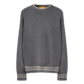 Tipped Cozy Knit Sweater