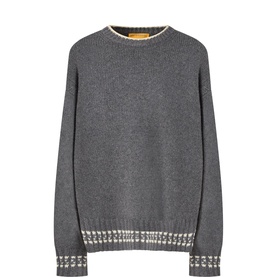 Tipped Cozy Knit Sweater