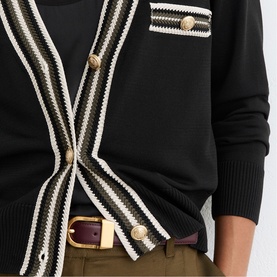Danni Tipped Cardigan