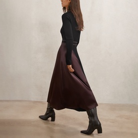 Misty Colour-Blocked Knitted Dress