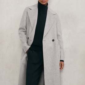 Lucia Double-Breasted Belted Coat