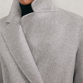 Lucia Double-Breasted Belted Coat