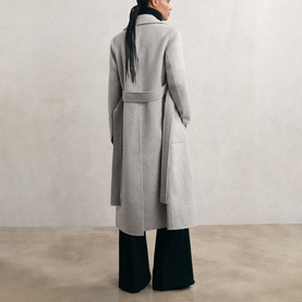 Lucia Double-Breasted Belted Coat