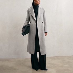 Lucia Double-Breasted Belted Coat