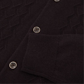 Gideon Stitch Knitted Polo Cardigan