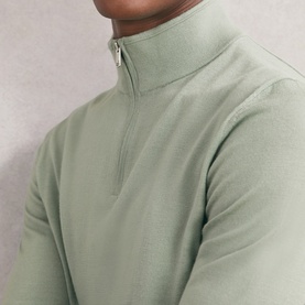 Blackhall Knitted Zip Sweater