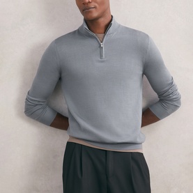 Blackhall Knitted Zip Sweater
