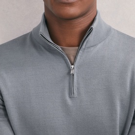 Blackhall Knitted Zip Sweater