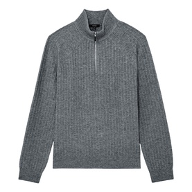 Aldershot Textured Zip Sweater