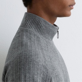 Aldershot Textured Zip Sweater