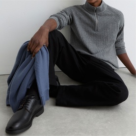 Aldershot Textured Zip Sweater