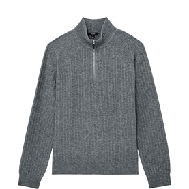 Aldershot Textured Zip Sweater