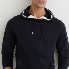 Falmer Tipped Merino Hoodie