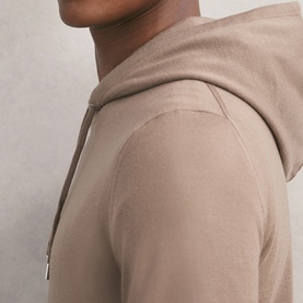 Holland Knitted Drawstring Hoodie