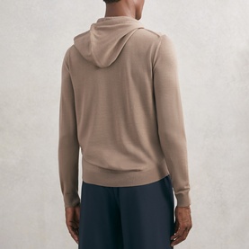 Holland Knitted Drawstring Hoodie