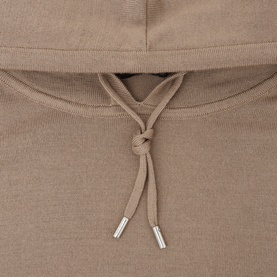 Holland Knitted Drawstring Hoodie