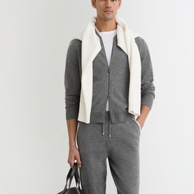 Clifford Zip Bomber Cardigan