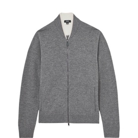 Clifford Zip Bomber Cardigan
