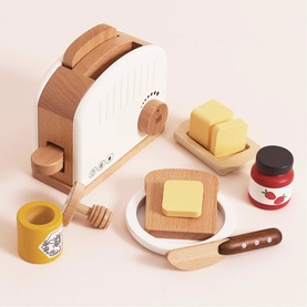 Pop-Up Toaster and Breakfast Set