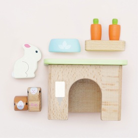 Dolls House Bunny & Guinea Set