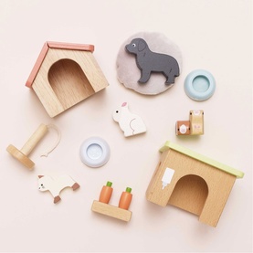 Dolls House Bunny & Guinea Set