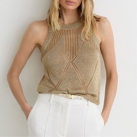 Maia Textured Knit Vest