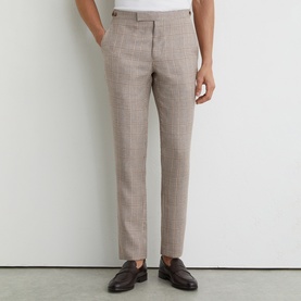 Epsom Check Tailored Trousers